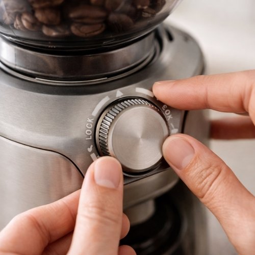 Breville grinder hopper unlock