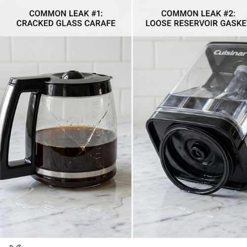 Cuisinart coffee maker leak troubleshooting