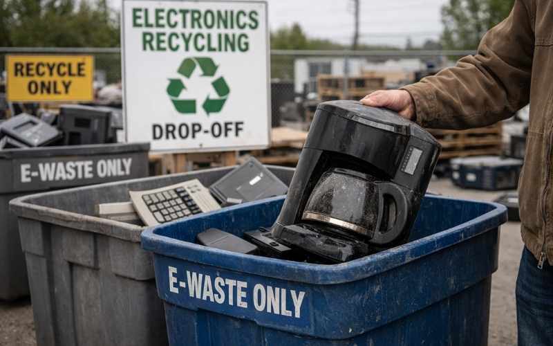 best way to dispose of coffee maker