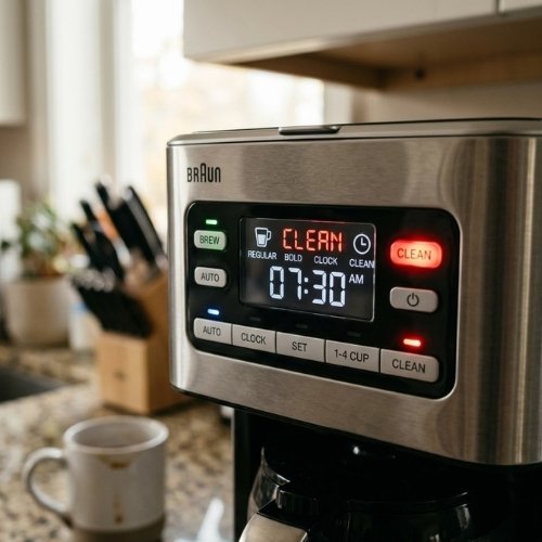 braun coffee maker clean
