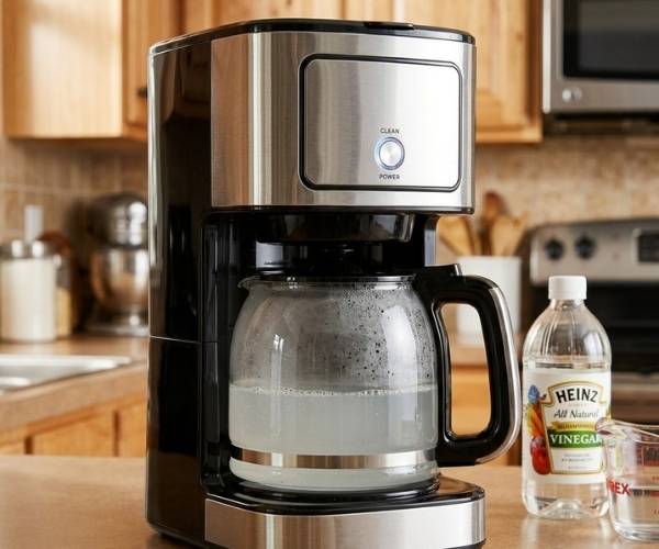 clean coffee maker without vinegar