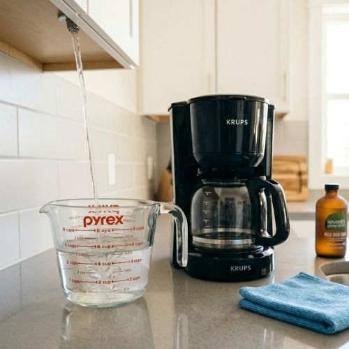 clean krups 12 cup coffee maker