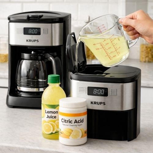 cleaning krups coffee maker without vinegar