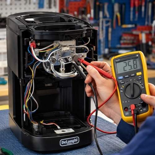 delonghi coffee machine repair heat