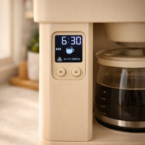 drew barrymore coffee maker first use