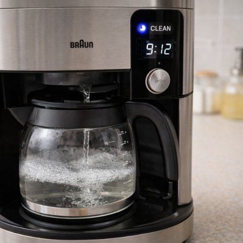 how to clean braun coffee maker