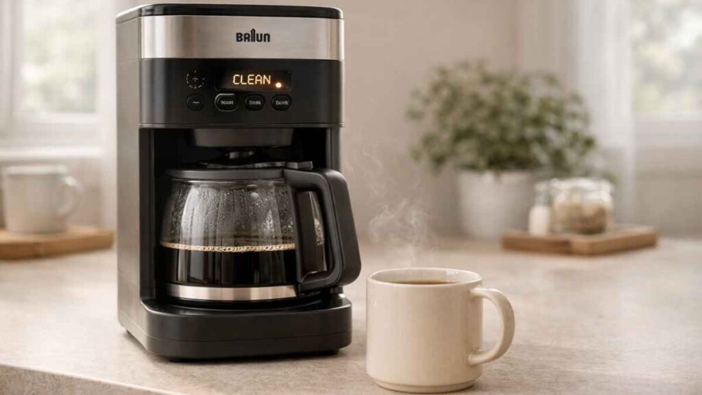 how to clean my braun coffee maker