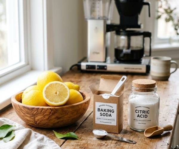 how to clean out a coffee maker without vinegar