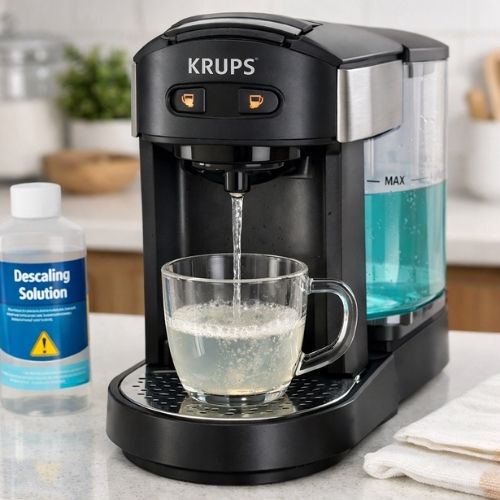 how to descale krups coffee maker