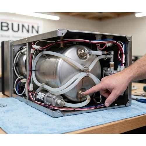 how to fix bunn coffee maker leaks
