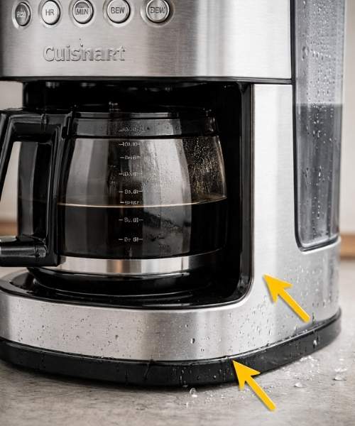 how to fix leaking Cuisinart coffee maker step by step