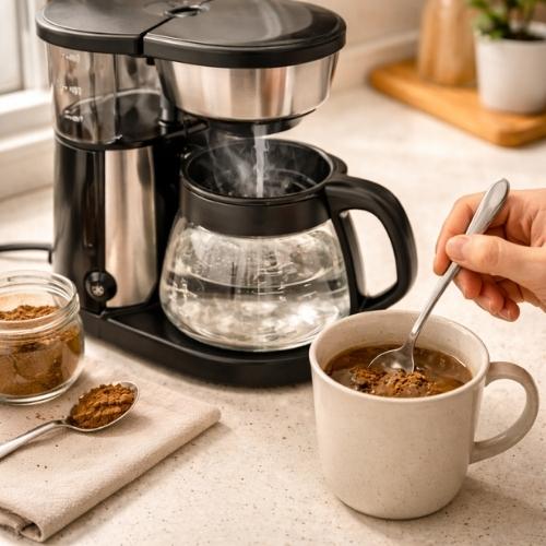 how to make instant coffee in a coffee maker