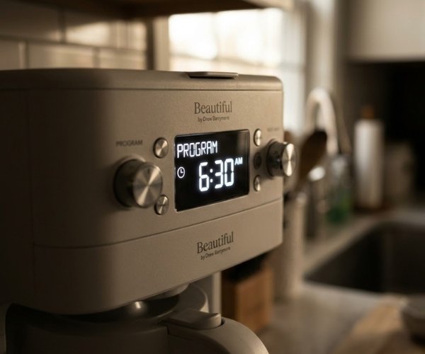 how to use drew barrymore coffee maker step by step