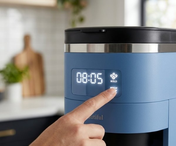 how to use the drew barrymore coffee maker