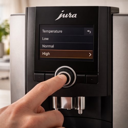 jura machine not heating properly