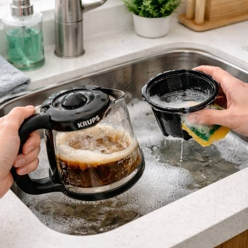 krups coffee maker not brewing after cleaning