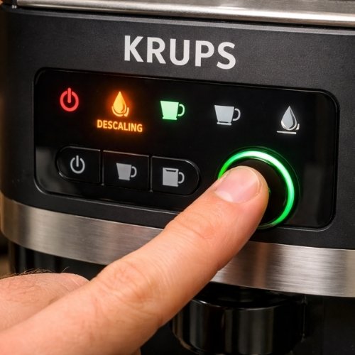 krups descaling light reset
