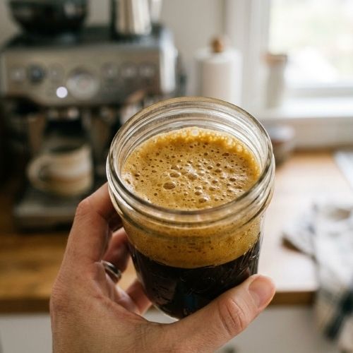 make crema coffee without machine