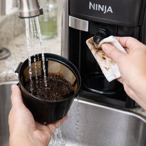 ninja specialty coffee maker overflowing