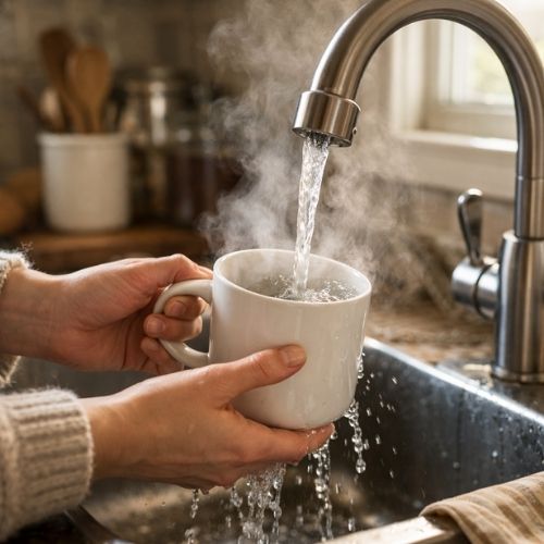 smeg coffee machine brewing cold