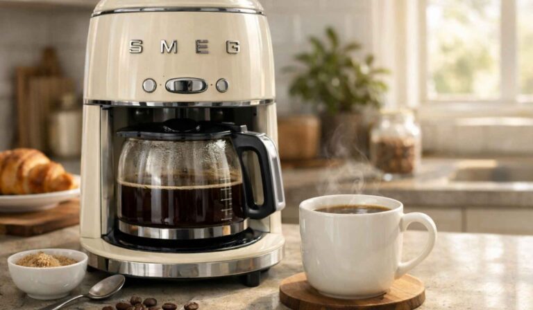 smeg drip coffee machine not hot enough