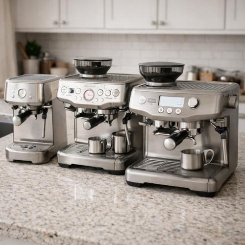 unlock Breville coffee maker hopper