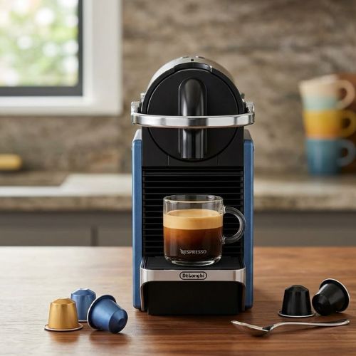 nespresso pixie coffee and espresso machine​