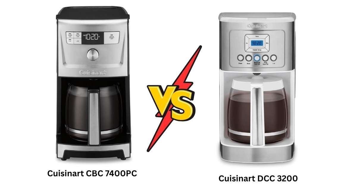 Cuisinart CBC 7400PC vs DCC 3200