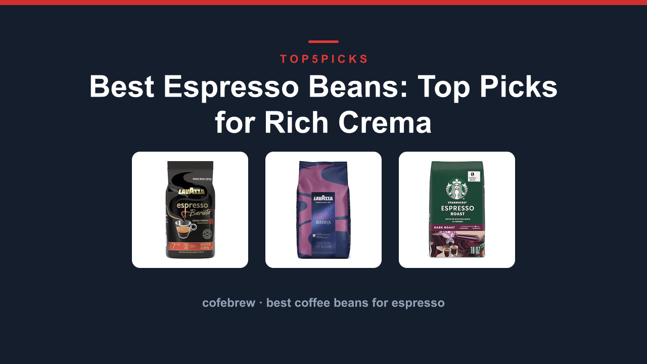 Best Espresso Beans: Top Picks for Rich Crema