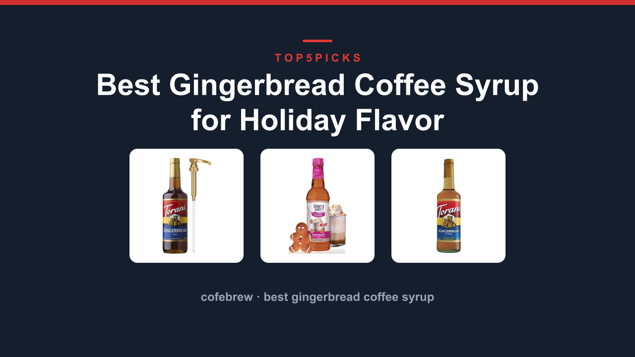 Best Gingerbread Coffee Syrup for Holiday Flavor
