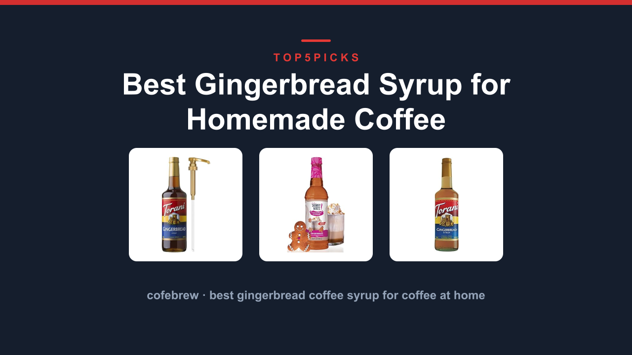 Best Gingerbread Syrup for Homemade Coffee