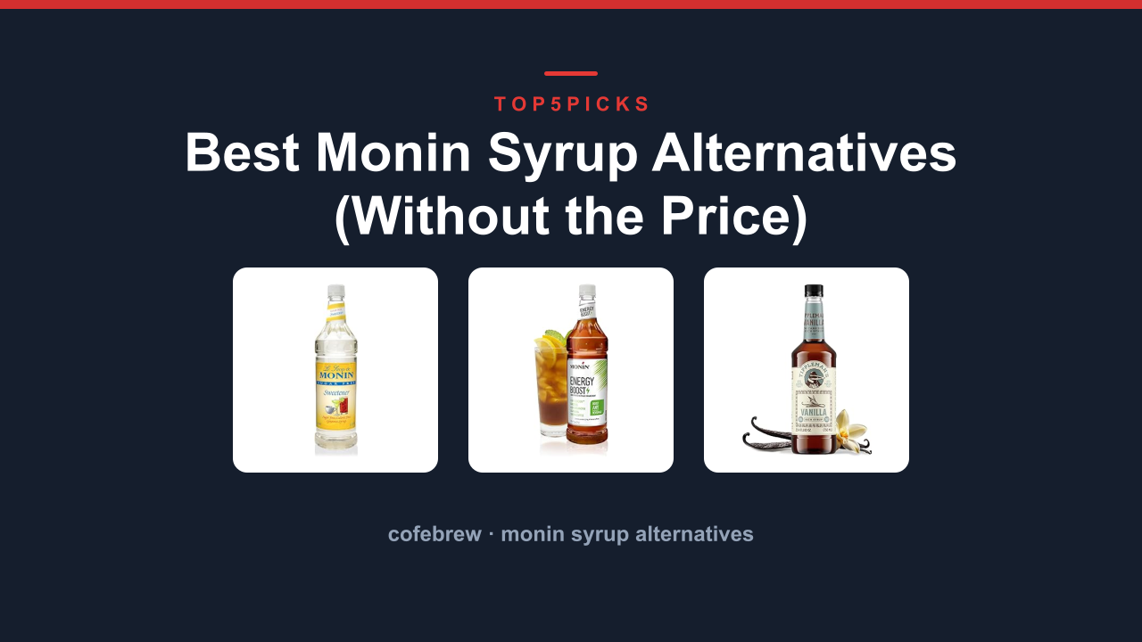 Best Monin Syrup Alternatives (Without the Price)