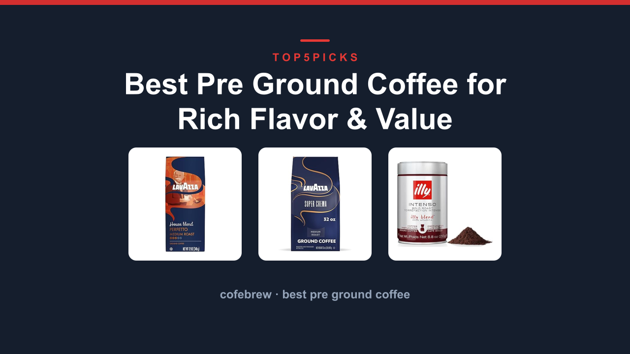 Best Pre Ground Coffee for Rich Flavor & Value