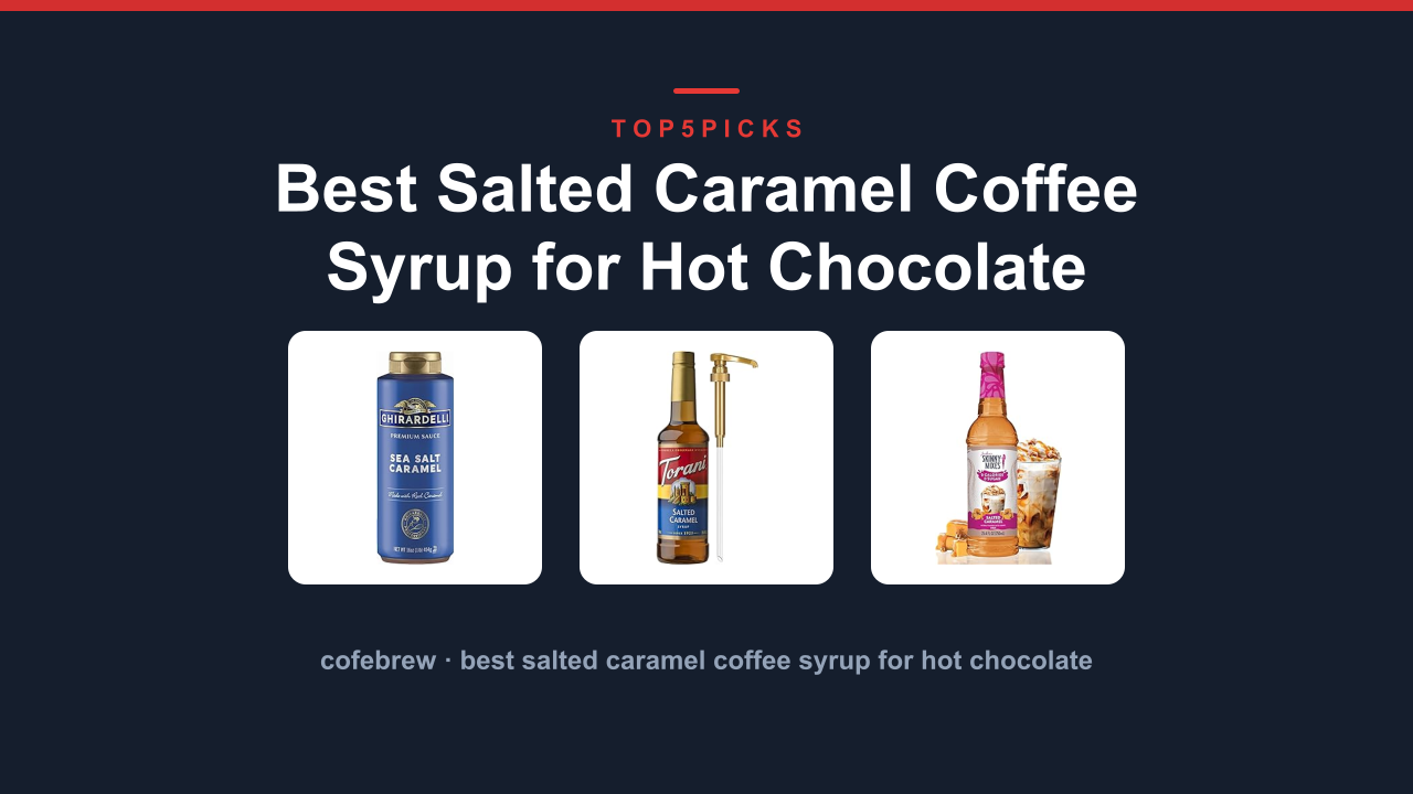 Best Salted Caramel Coffee Syrup for Hot Chocolate