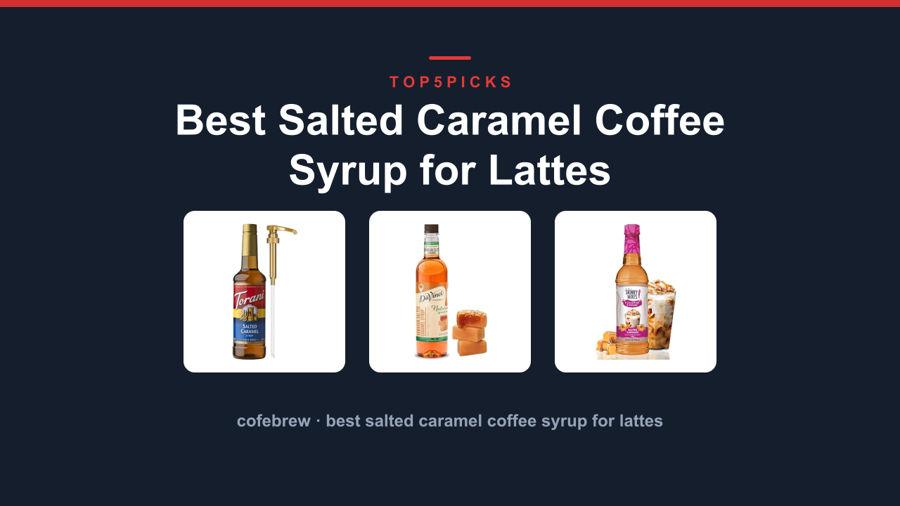 Best Salted Caramel Coffee Syrup for Lattes