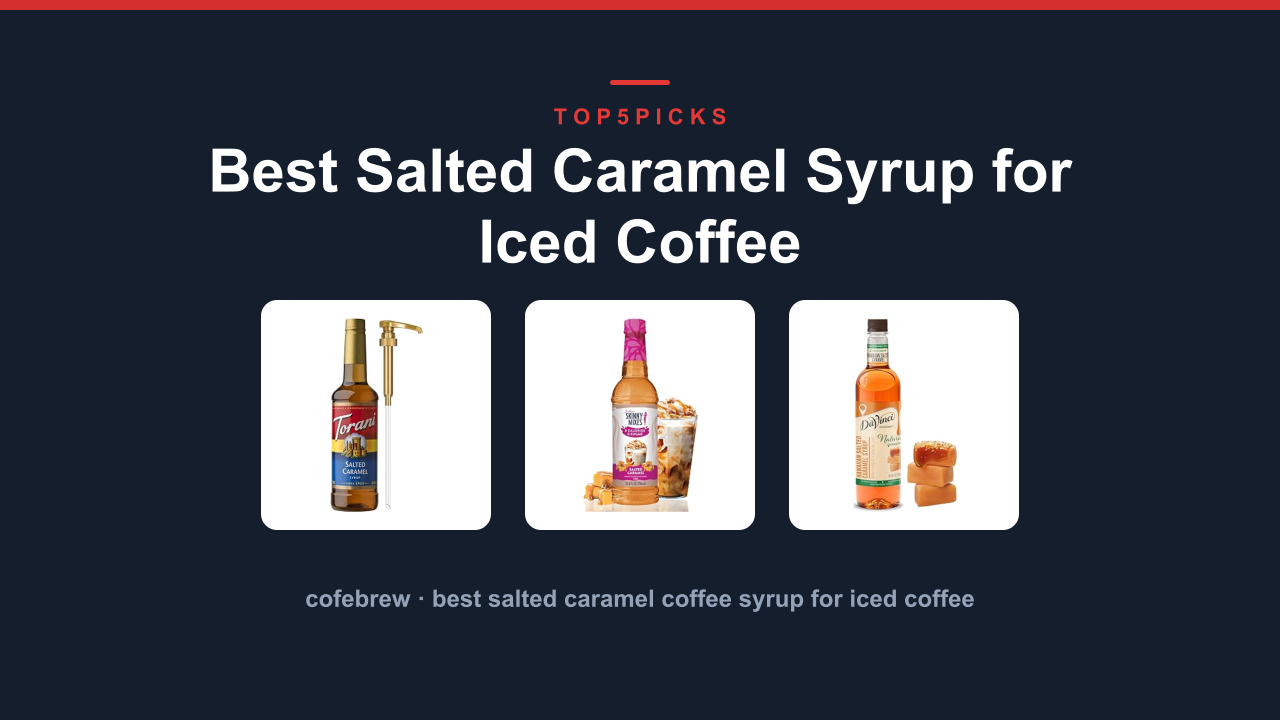 Best Salted Caramel Syrup for Iced Coffee