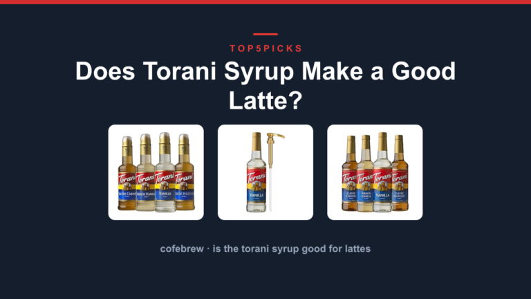 Does Torani Syrup Make a Good Latte?