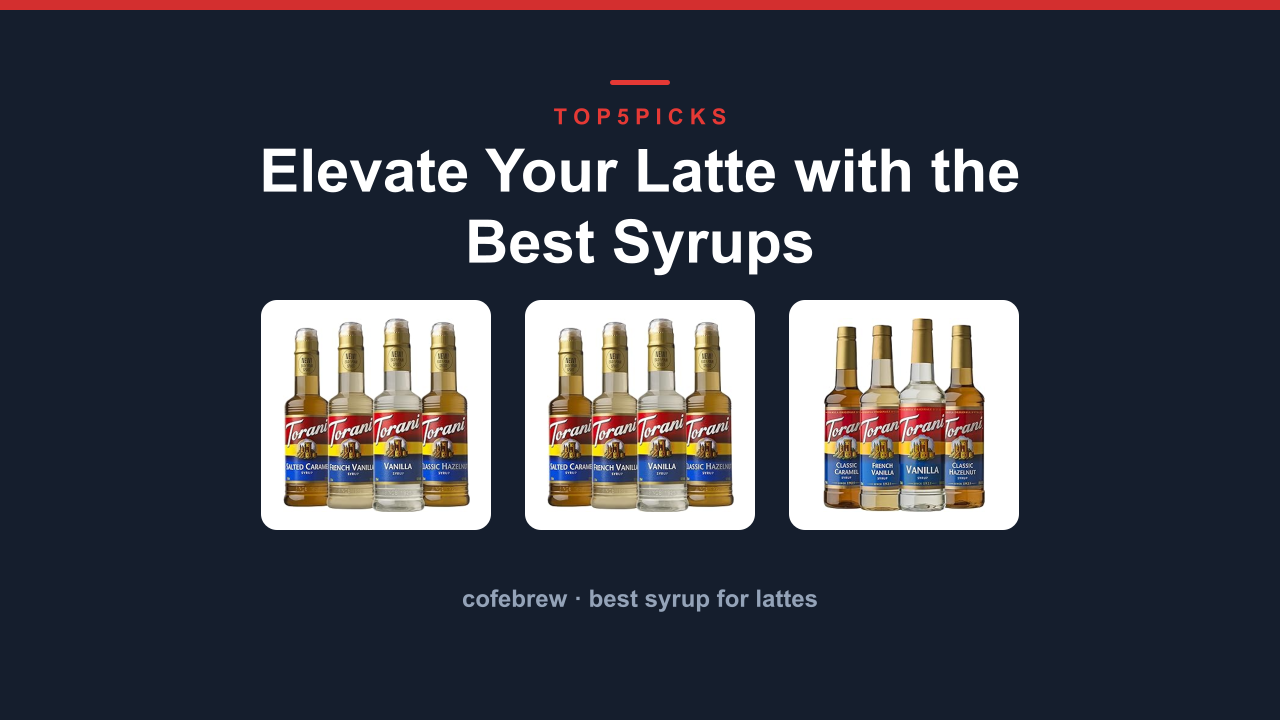 Elevate Your Latte with the Best Syrups
