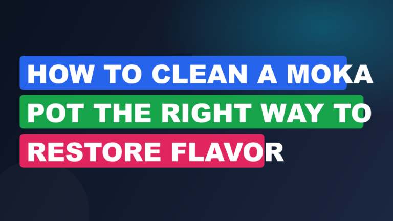 How to Clean a Moka Pot the Right Way to Restore Flavor