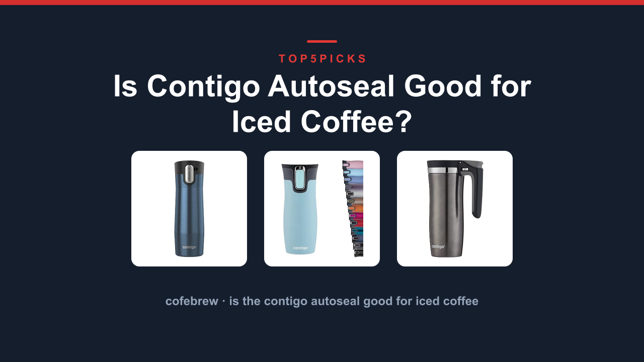Is Contigo Autoseal Good for Iced Coffee?