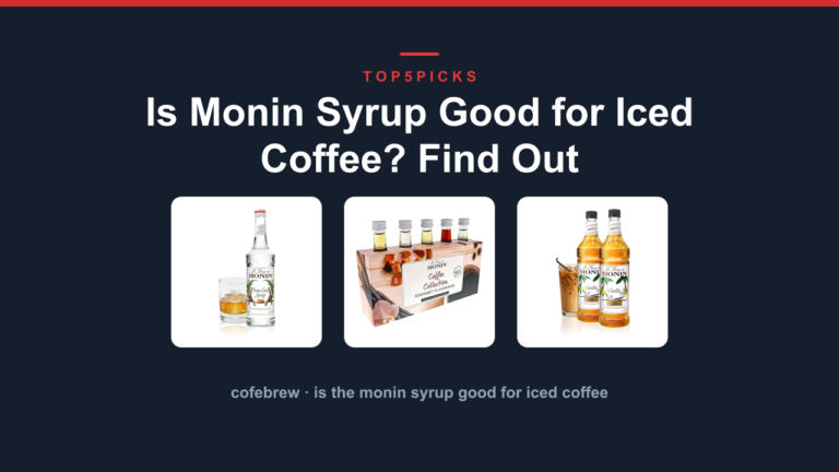Is Monin Syrup Good for Iced Coffee? Find Out