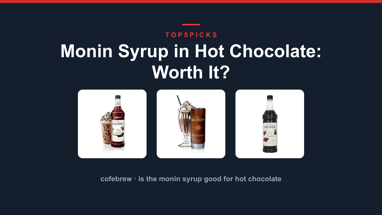 Monin Syrup in Hot Chocolate: Worth It?