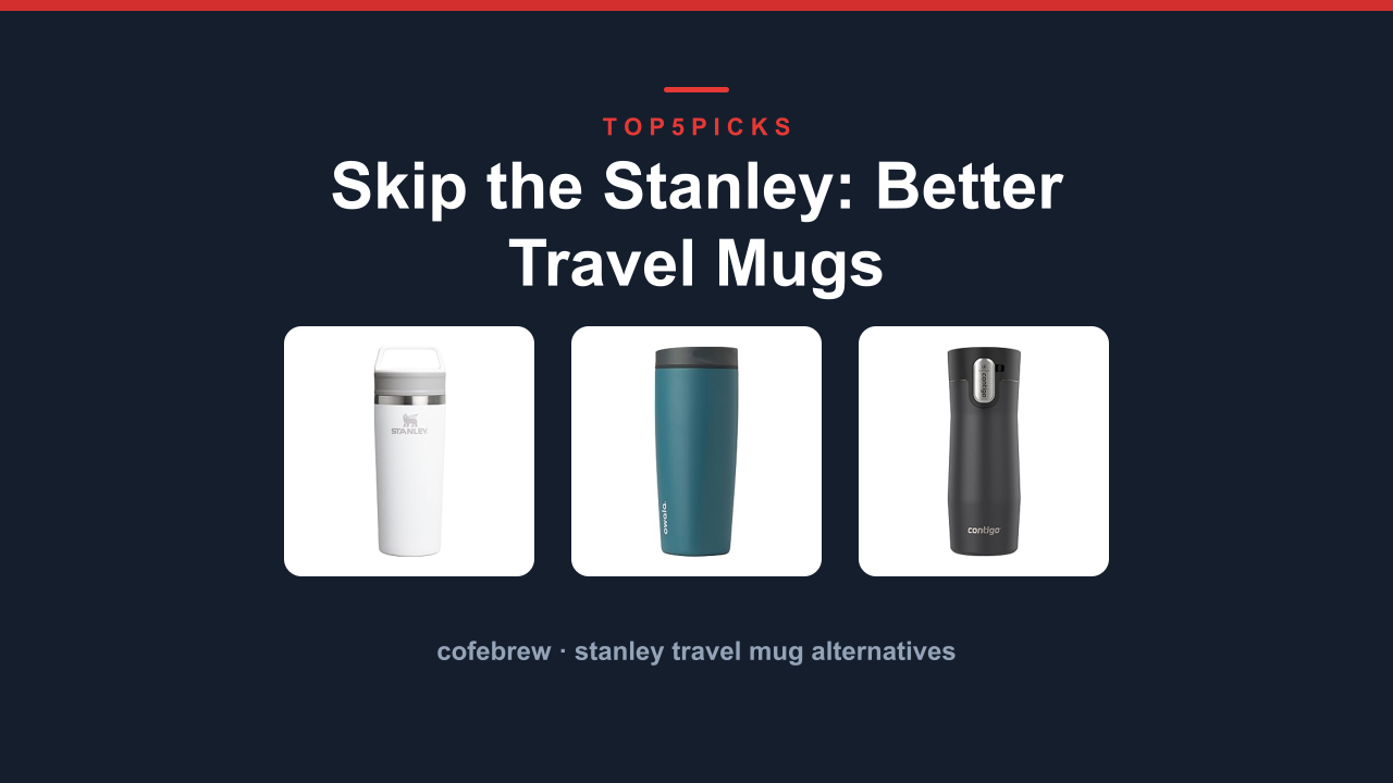 Skip the Stanley: Better Travel Mugs