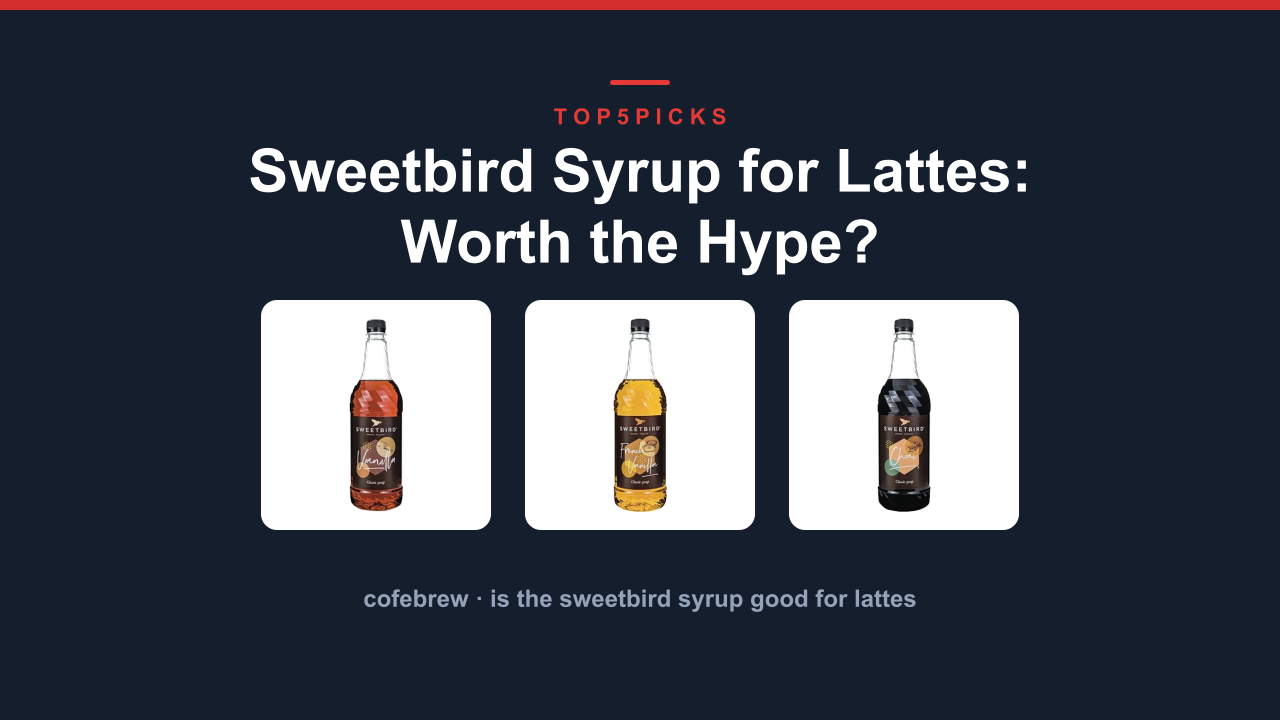 Sweetbird Syrup for Lattes: Worth the Hype?