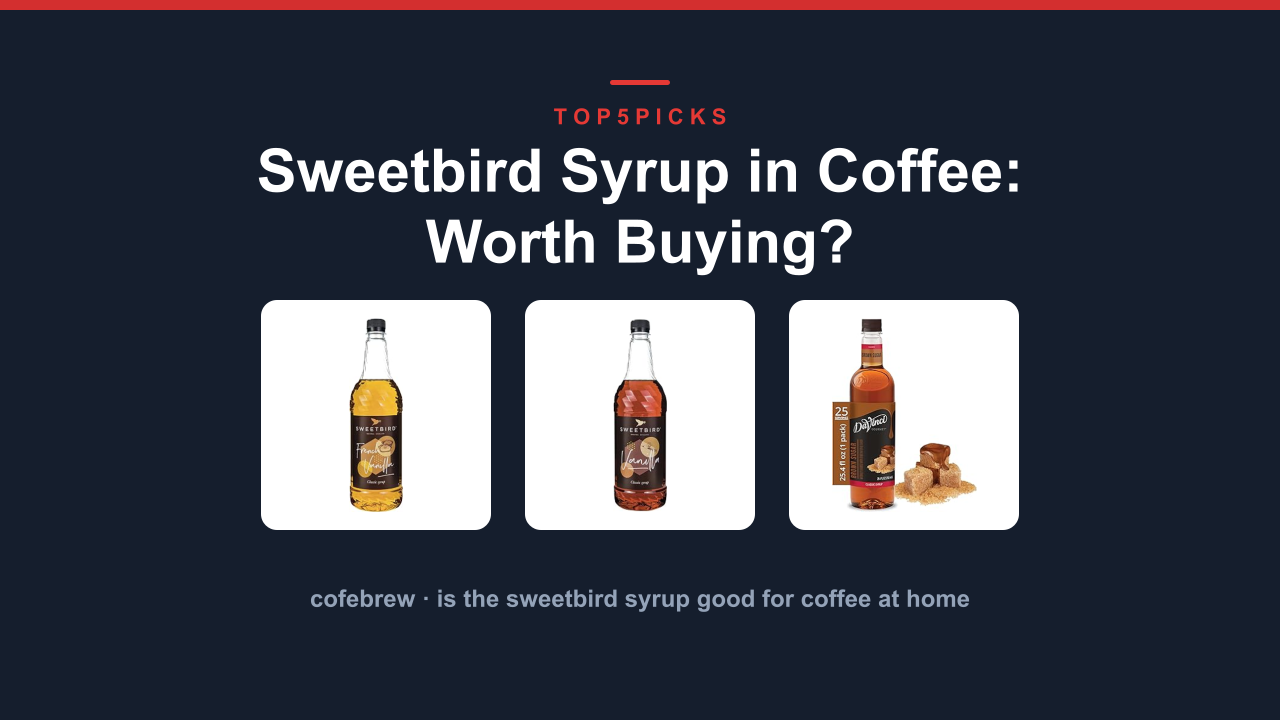Sweetbird Syrup in Coffee: Worth Buying?