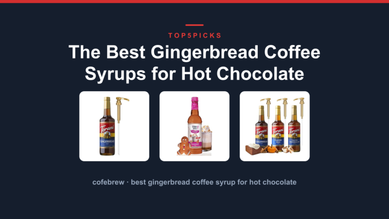 The Best Gingerbread Coffee Syrups for Hot Chocolate