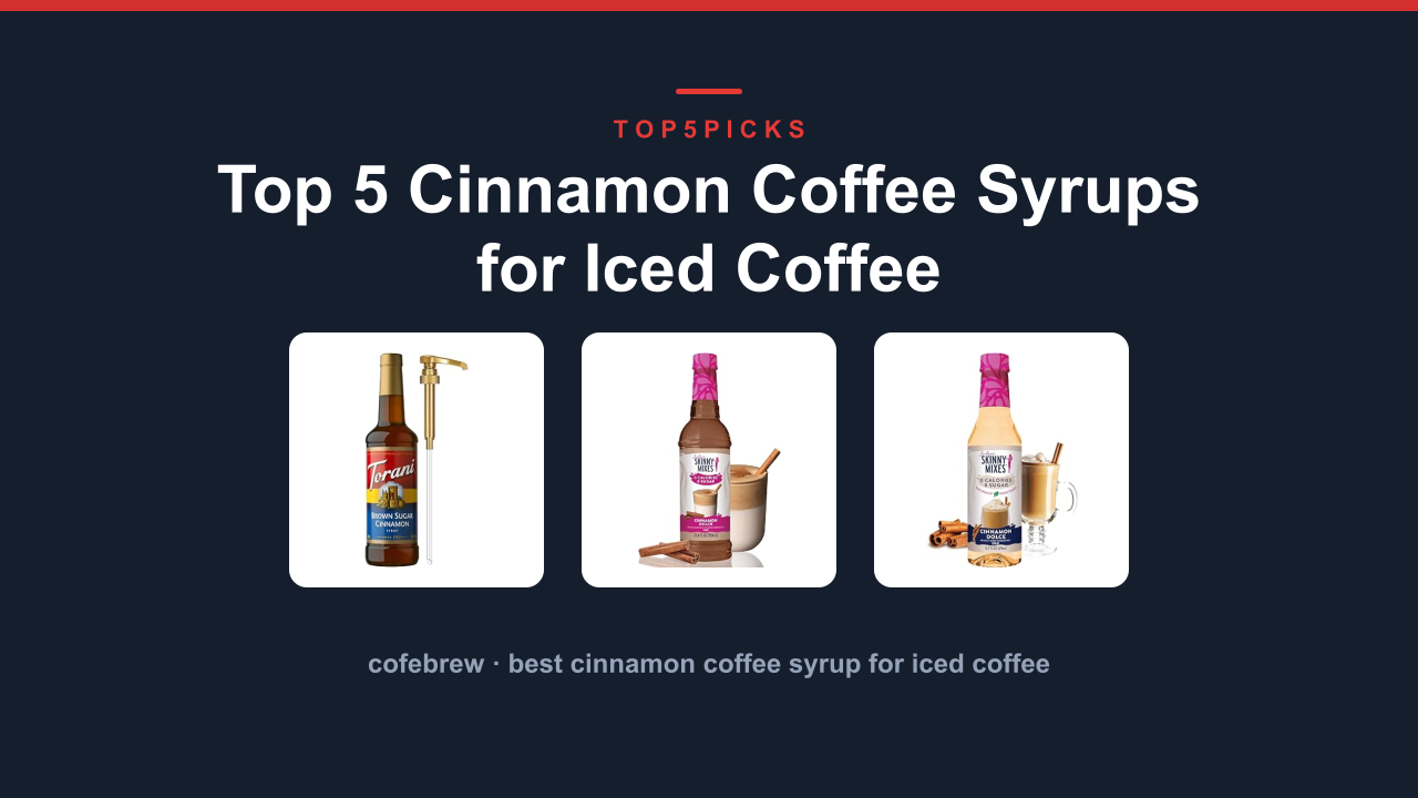 Top 5 Cinnamon Coffee Syrups for Iced Coffee
