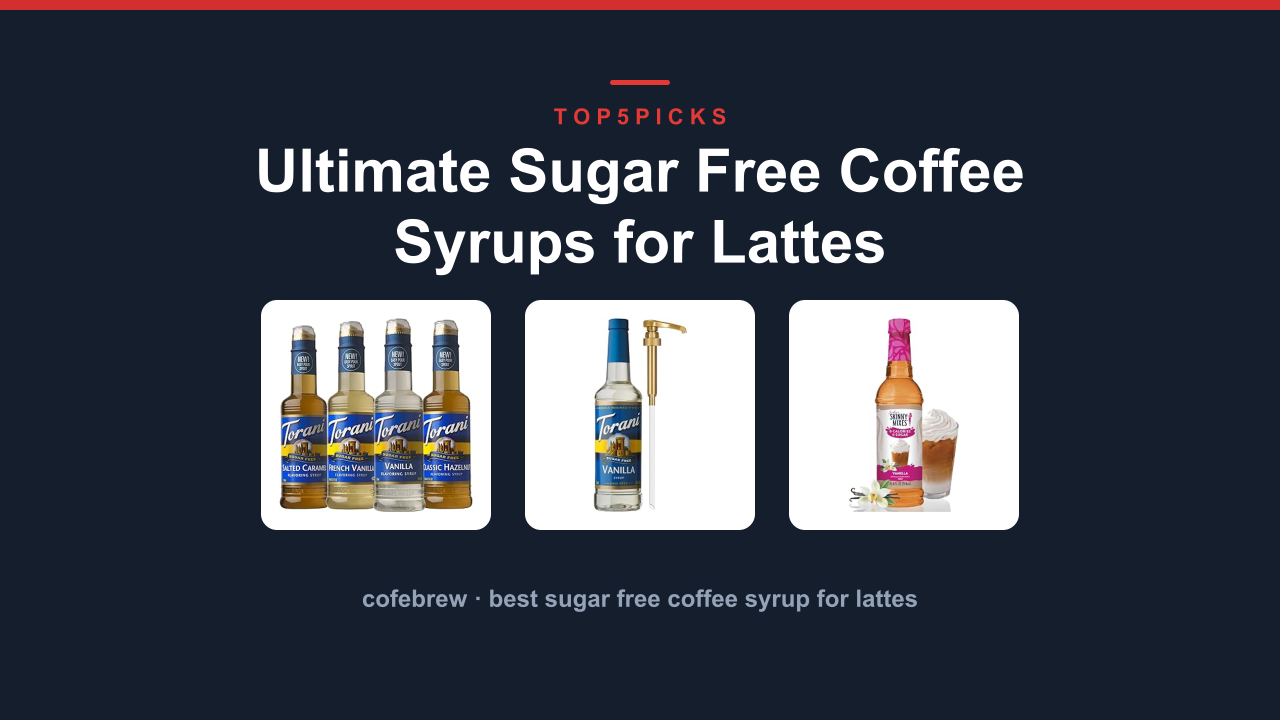 Ultimate Sugar Free Coffee Syrups for Lattes