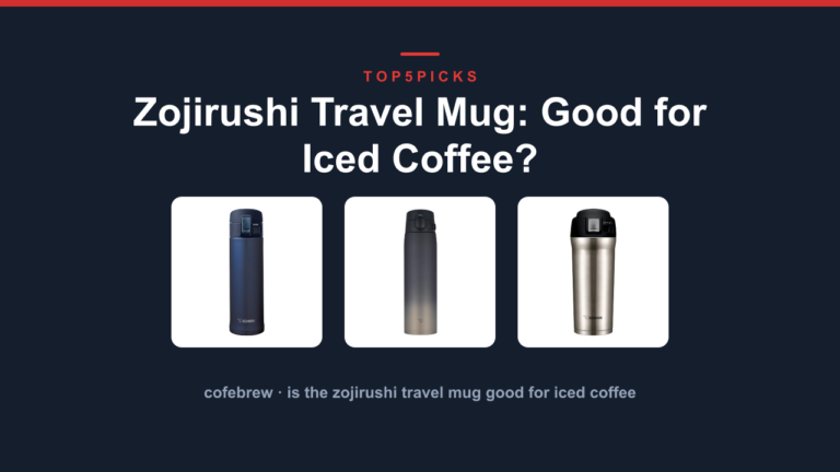 Zojirushi Travel Mug: Good for Iced Coffee?